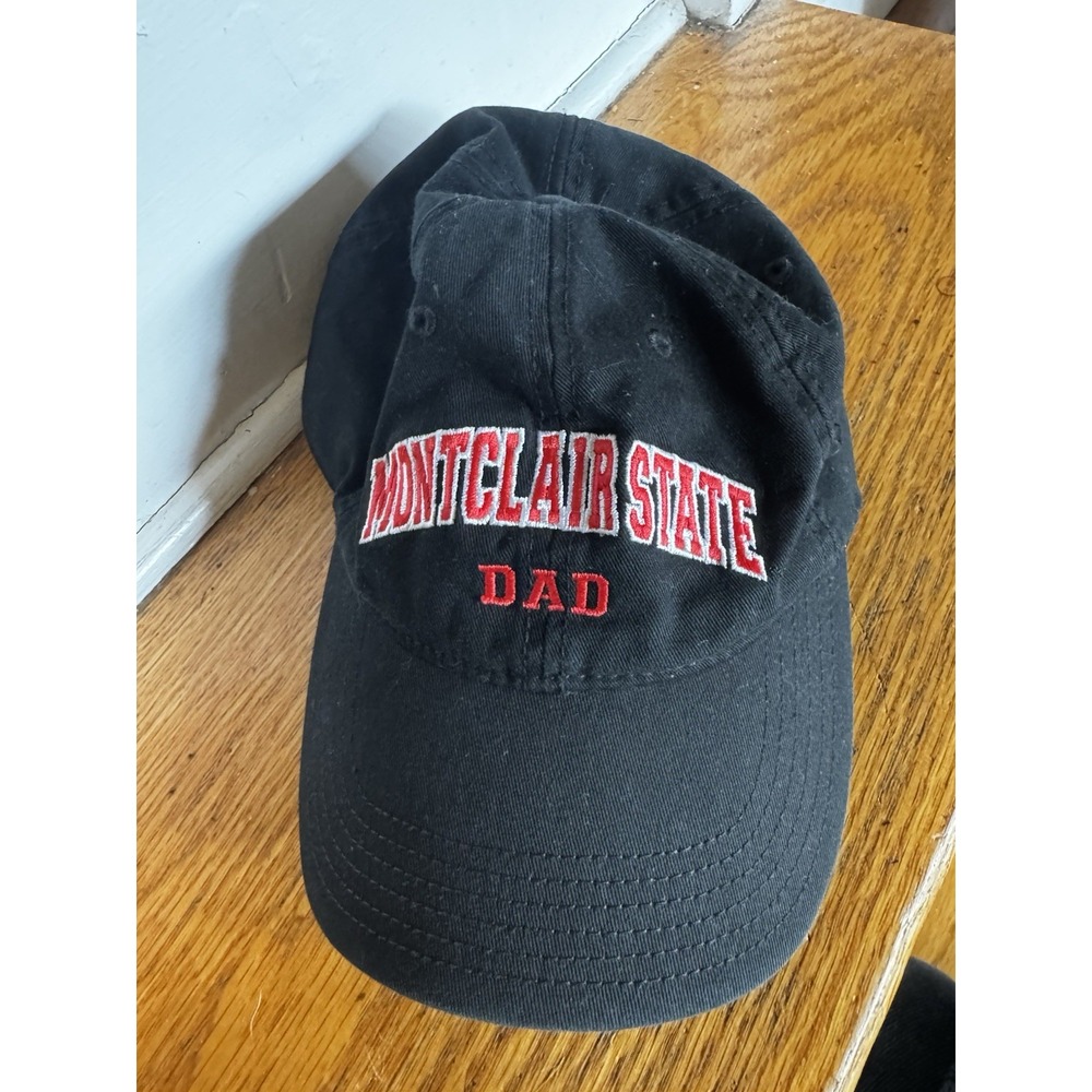 Vintage Legacy Montclair State Dad Adjustable‎ Hat Embroidered Red Black OSFA NJ